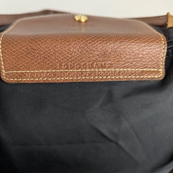 Longchamp Le Pliage Nylon Tote Bag Black – Authentic, Used, Fast Shipping Deal! - Picture 6 of 16